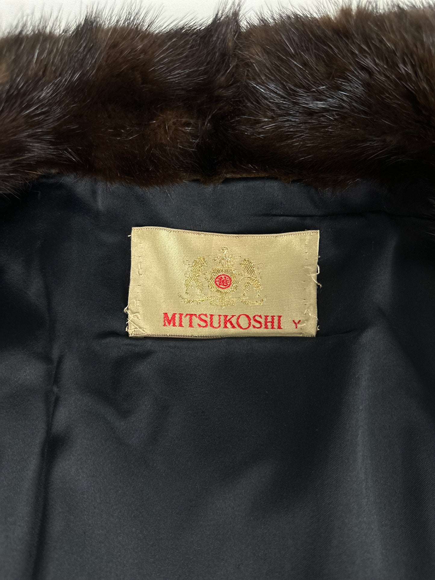 Nerzmantel - Long Classic Brown