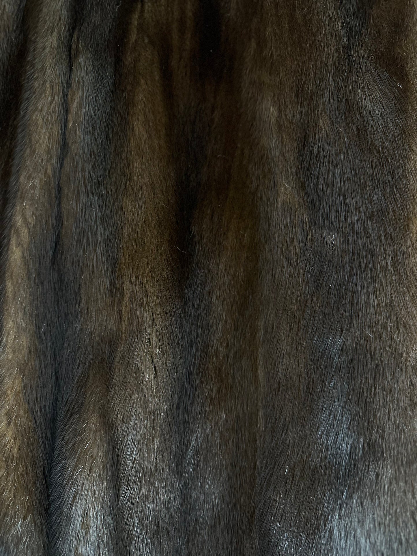 Nerzjacke - Long Brown