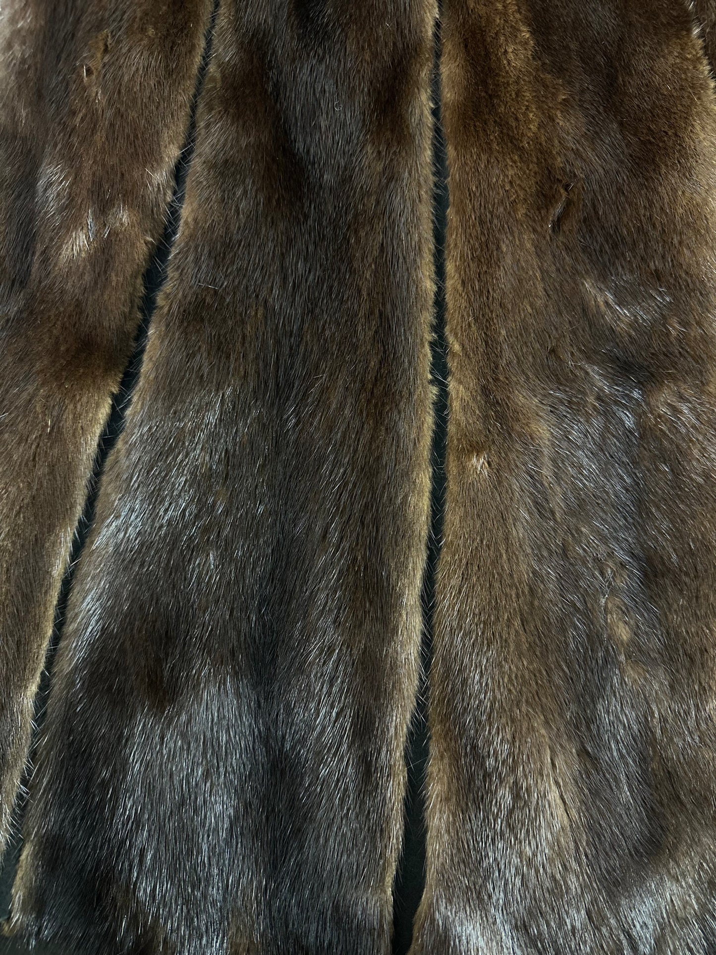 Nerzmantel - Long Classic Brown