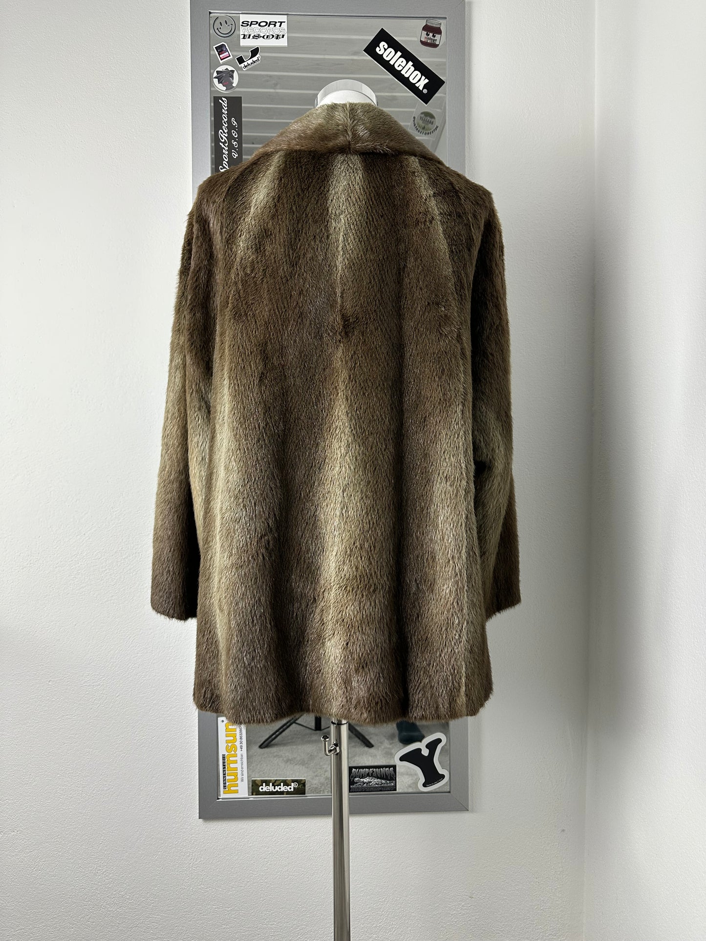 Biberfell Mantel - Shiny Light Brown