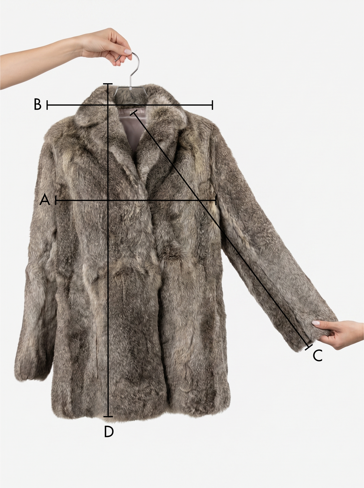 FURTAGE Vintage Pelzmantel