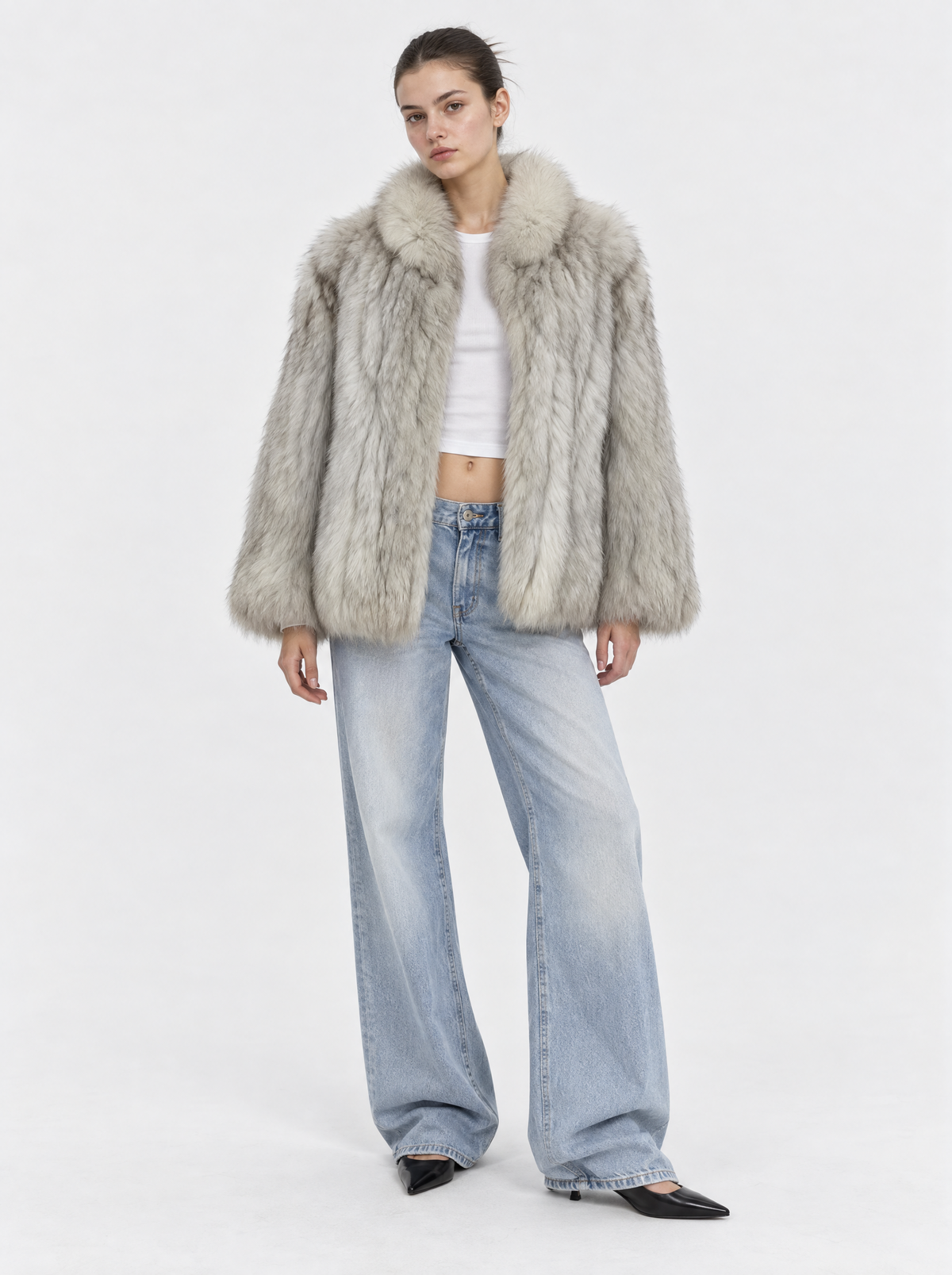 Schneefuchsjacke - White Ivory