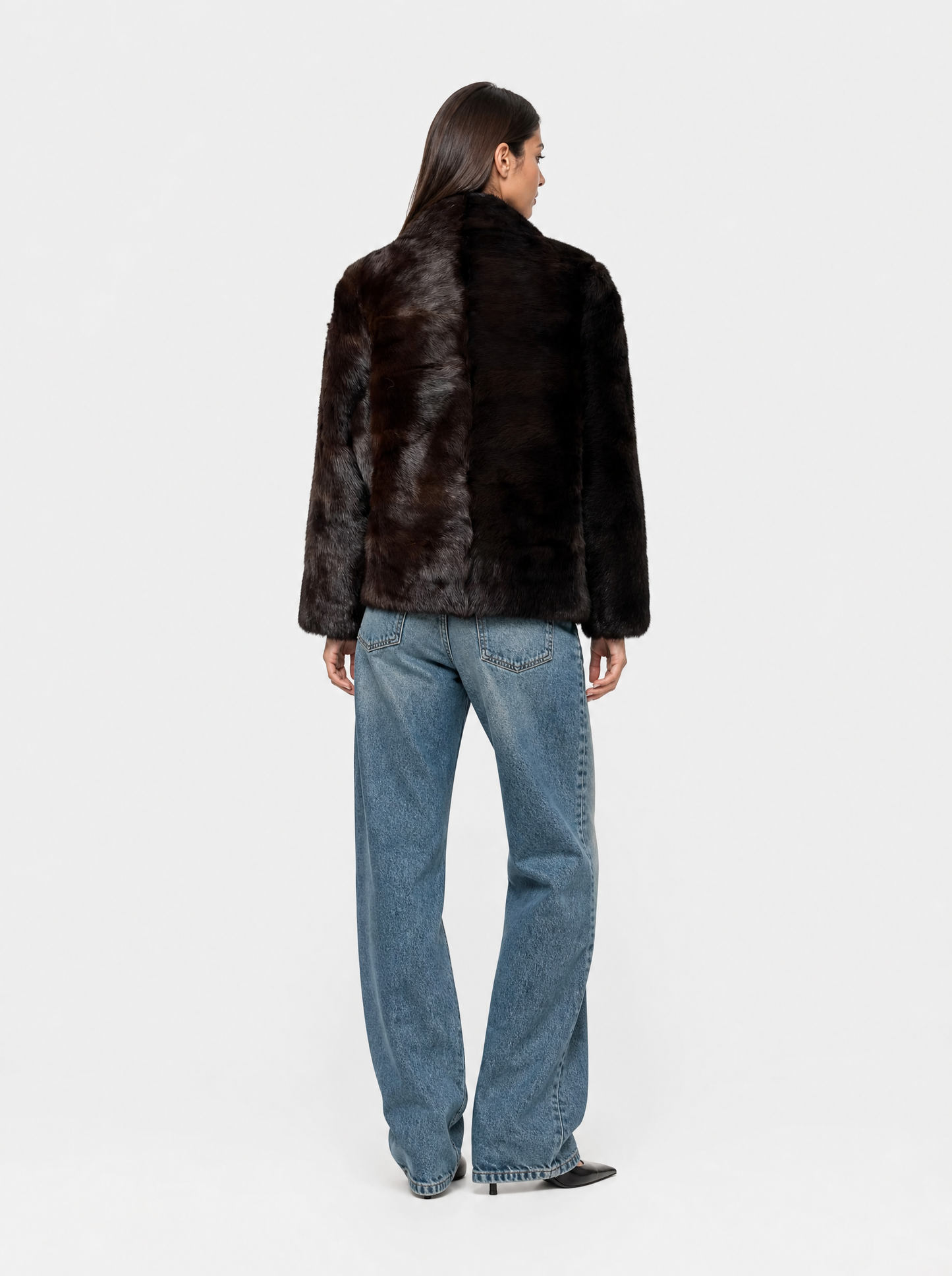Nerzjacke - Chocolate Brown