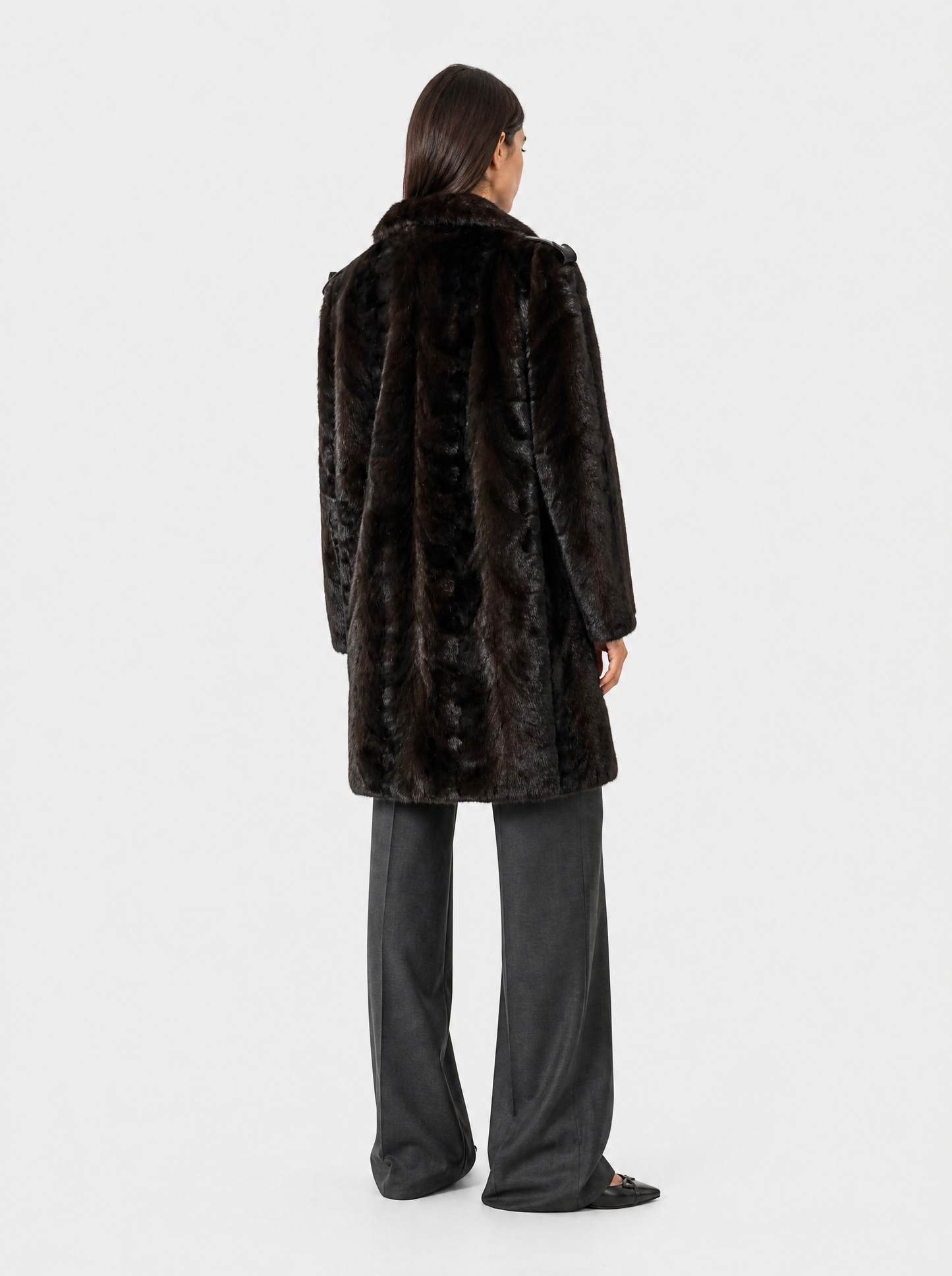 Nerzmantel - Dark Brown